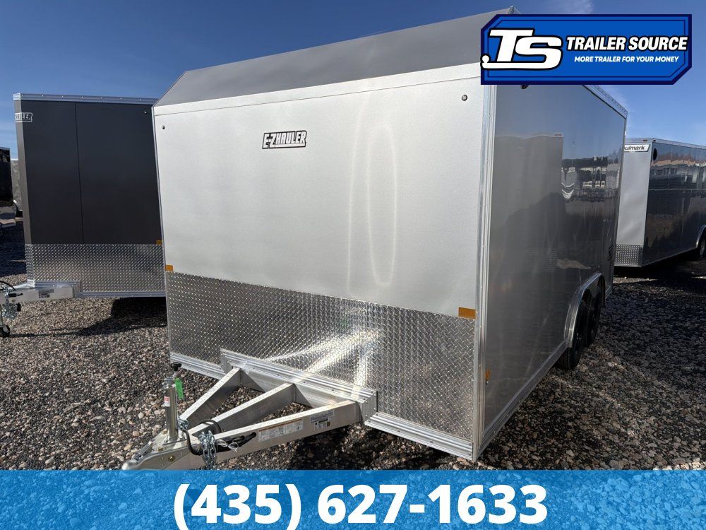 8.5x16 Alcom Aluminum EZ Hauler XLT Trailer - 7'0" Interior - 7K GVWR - Spare Mount, Spare Tire