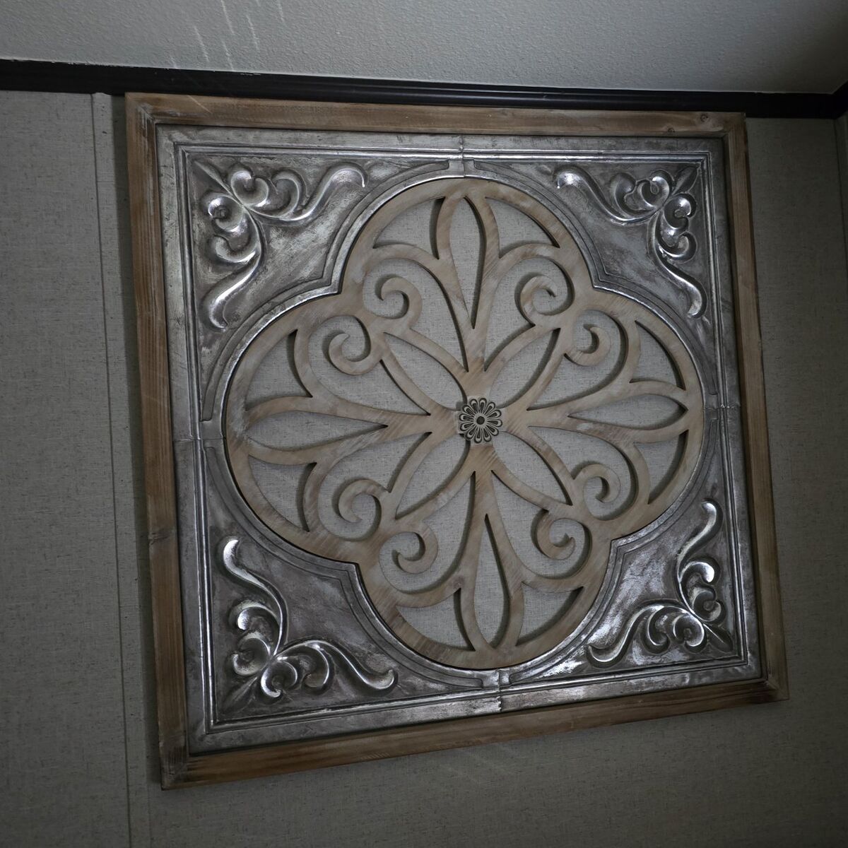 Decorative metal wall panel