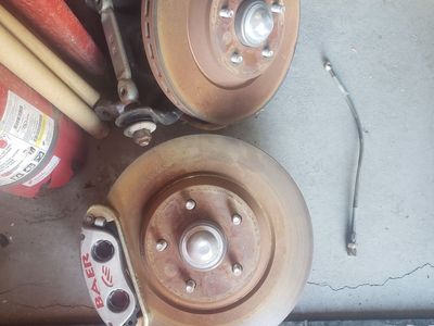 17 in rotors and calipers for camaro or nova