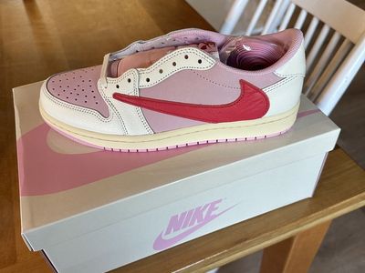 Size 8.5 - Jordan 1 x Travis Scott Retro Low OG Sail Tropical Pink