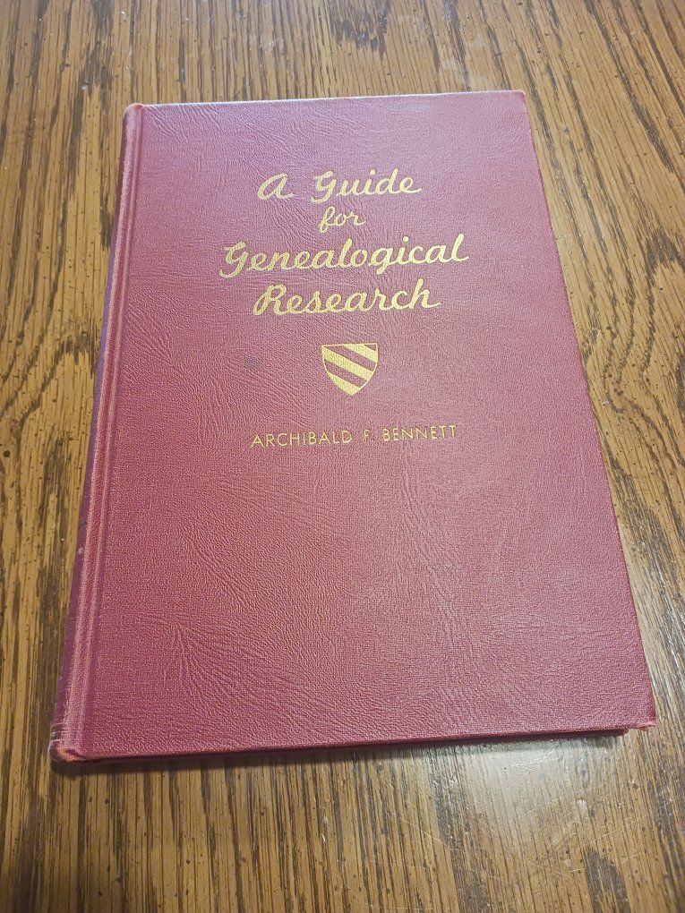 A Guide for Genealogical Research by Archibald F. Bennett - Hardcover