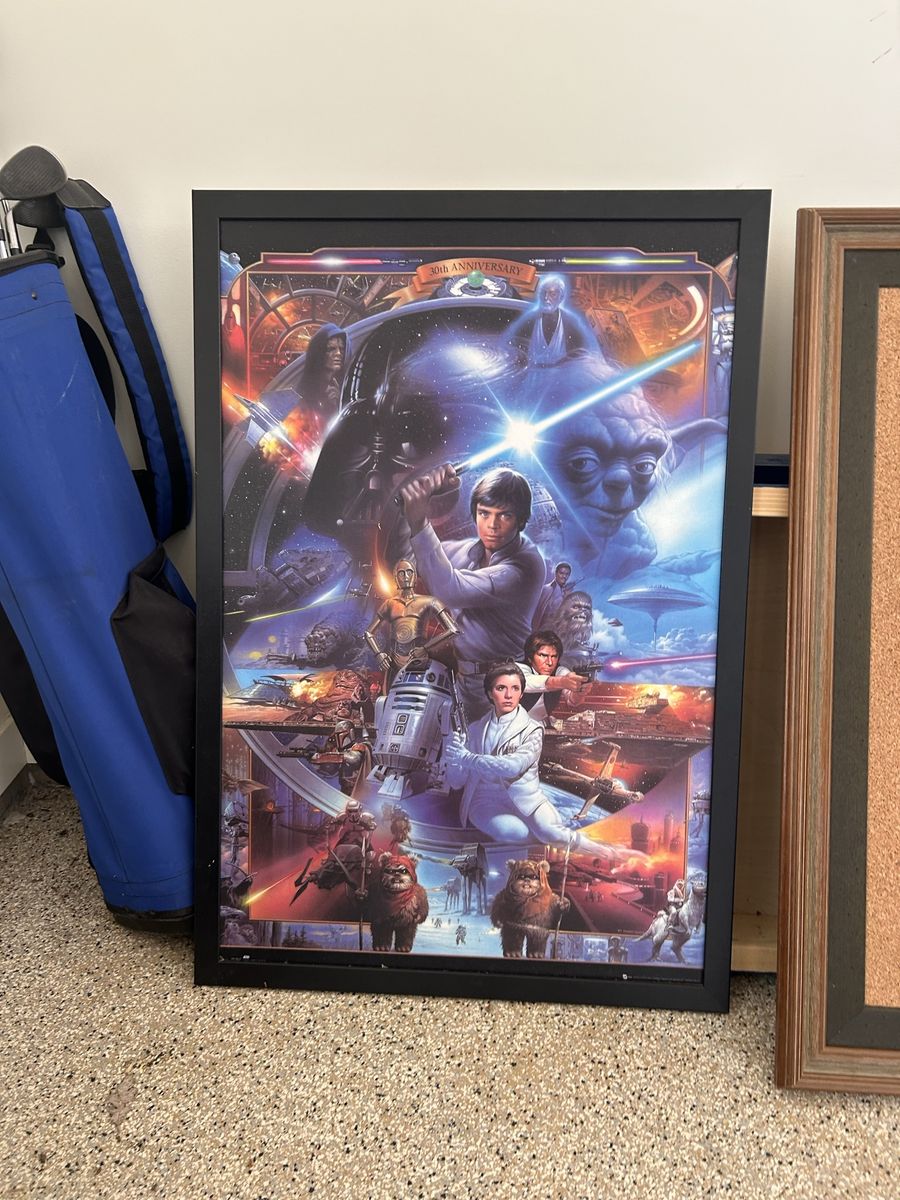 Framed Star Wars picture
