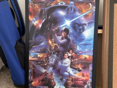 Framed Star Wars picture