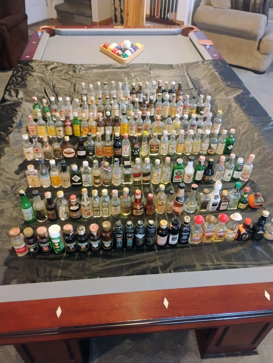 Mini bottle collection