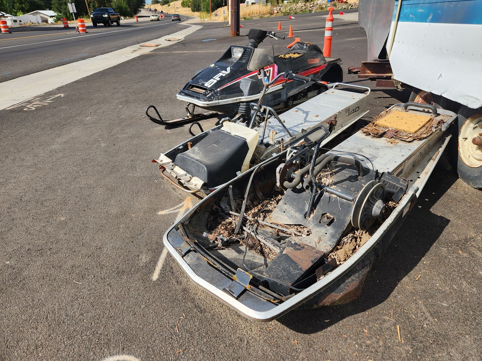 Free Snowmobile Hulls for Parts / Scrap