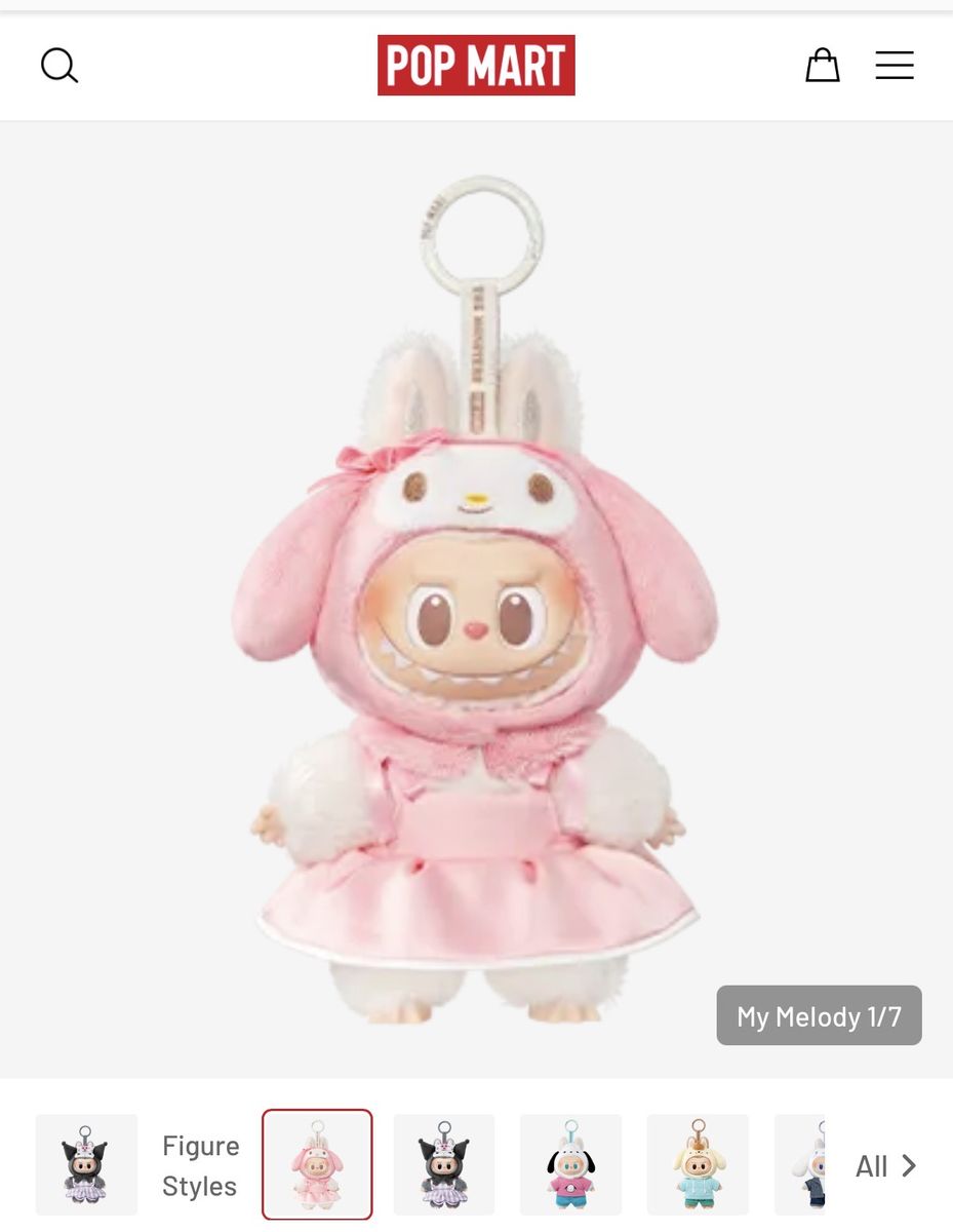 Brand New in box My Melody Hello Kitty Labubu