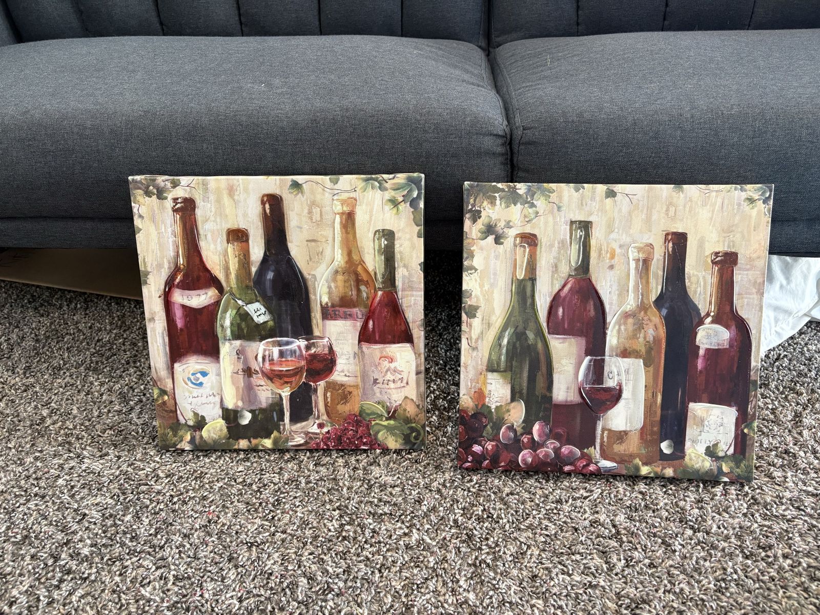 Two Wine bottles Painting