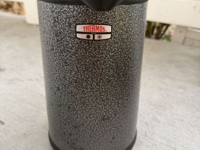 Vintage Thermos Brand Pump Carafe Airpot Insulated Hot Cold Beverage Dispenser