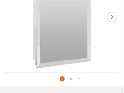 Mirrored medicine cabinet - new in box