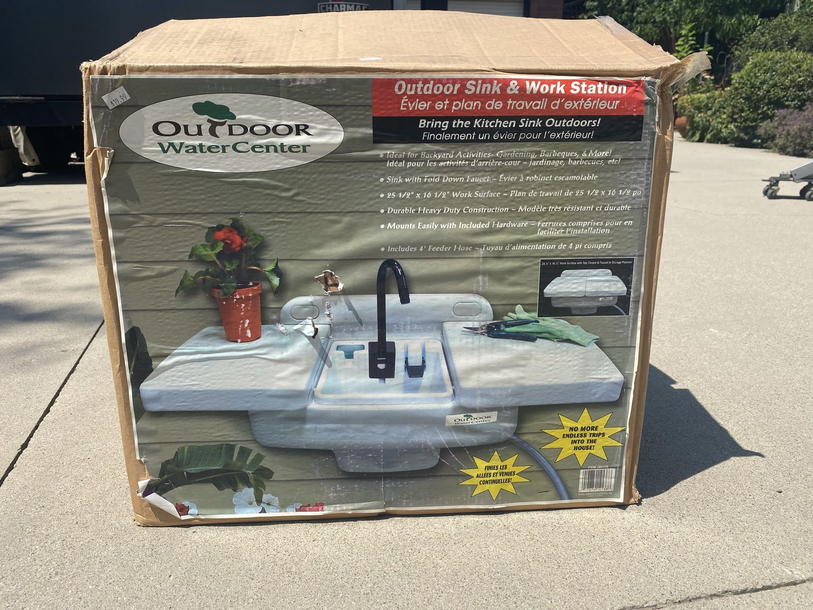 Outdoor Water Center Sink & Work Station Brand New in Box