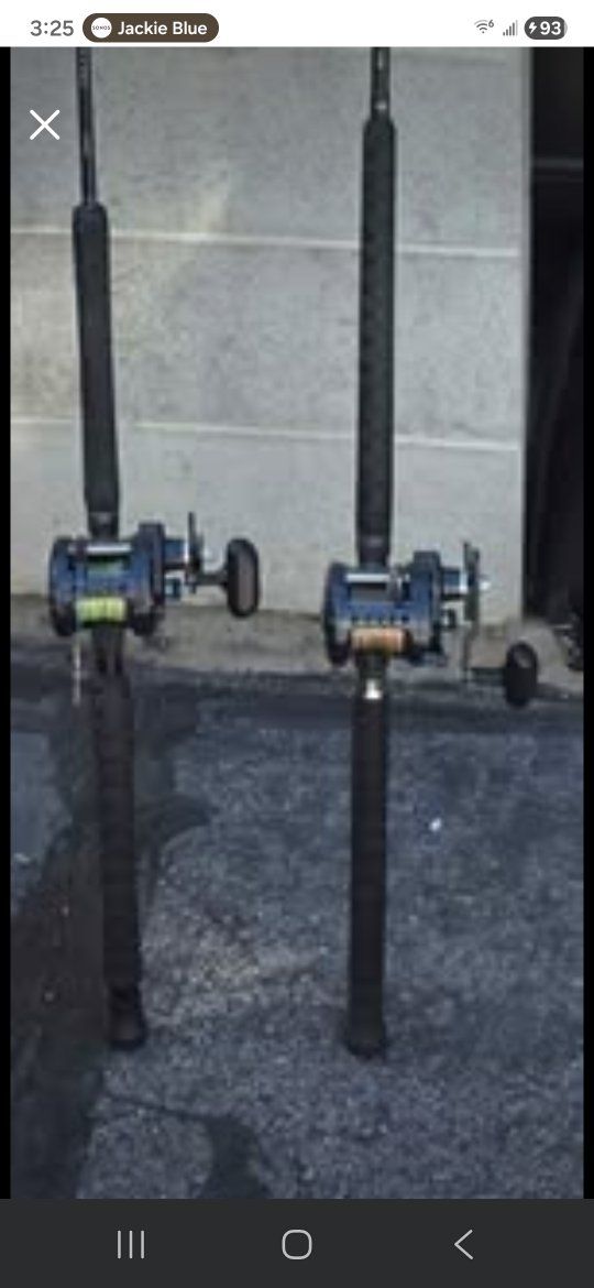 Daiwa Saltist LW 40HB Fishing Rods and Reels (Pair