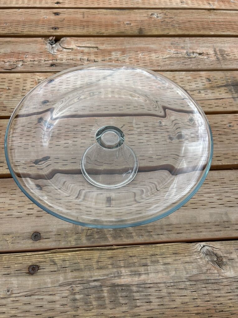 Anchor Hocking Clear Glass Cake Pedestal