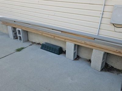 FREE 12' Fiberon composite decking with hardware.