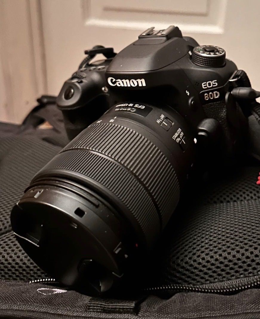 80D , 18-135mm nano, 85mm 1.8