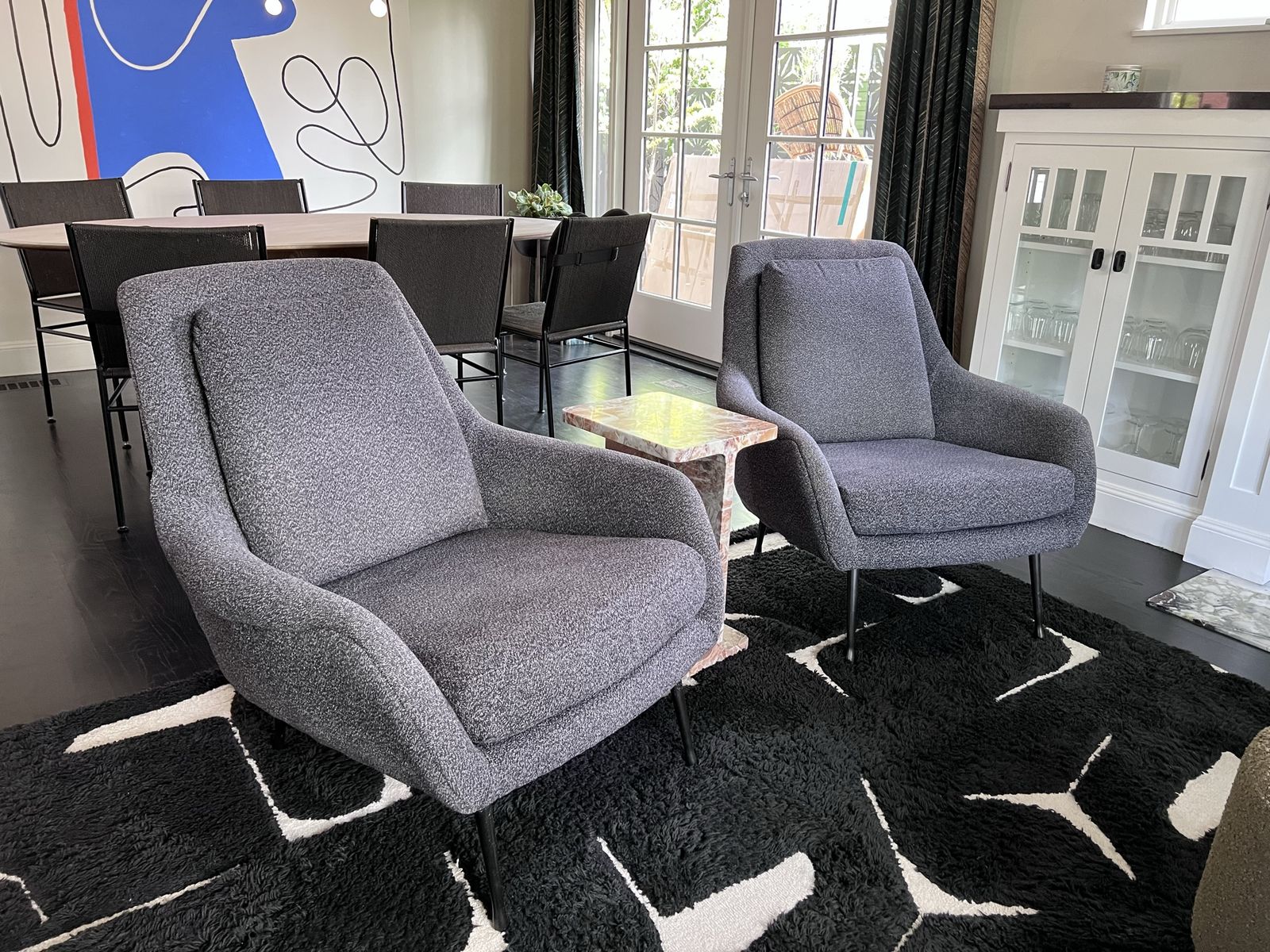 Mid century Modern Armchairs - West Elm