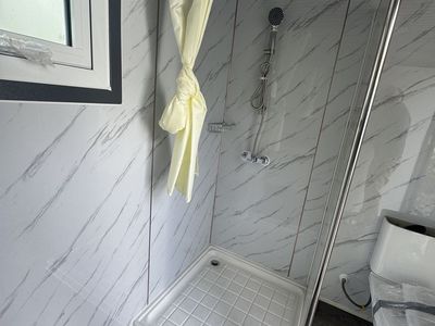 Portable Restroom with Shower - Brand New, Never Used - Toilet, Sink, Shower
