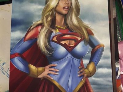 FernandoNR Supergirl 17 x 11 Print - DC Comics Inspired Fan Art