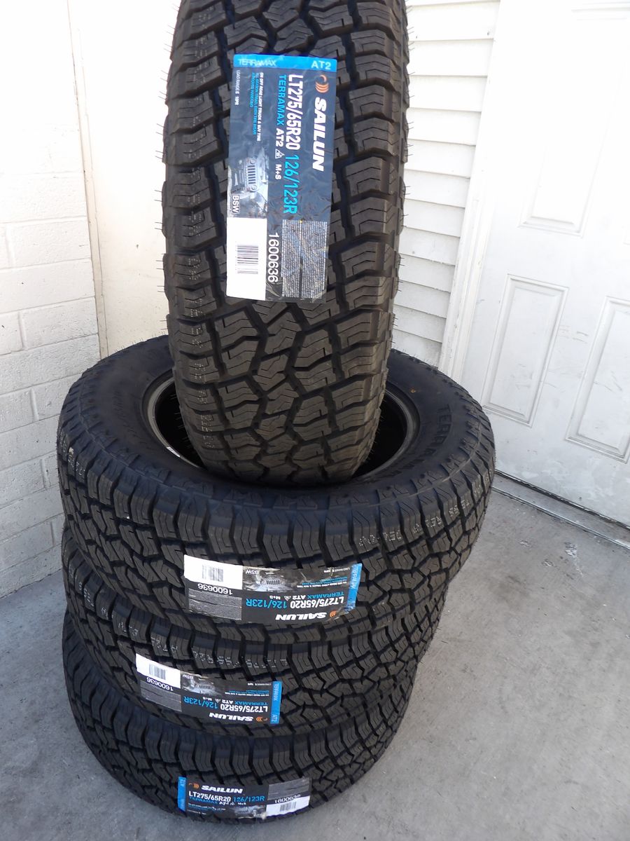 275/65R20 SAILUN TERRAMAX AT2 SET OF BRAND NEW TIRES
