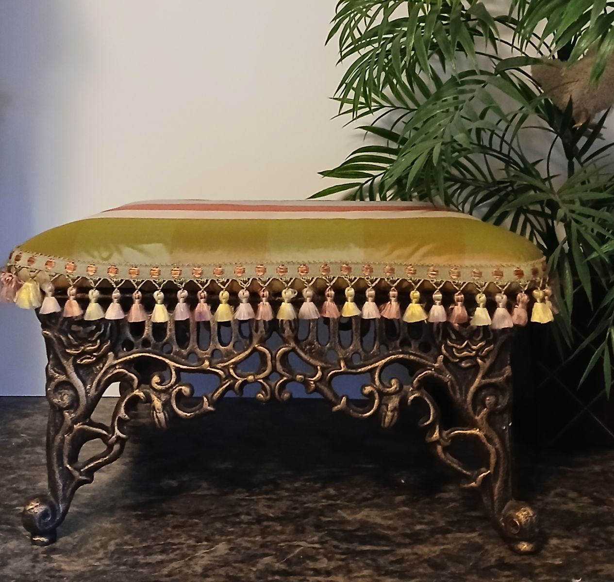 Foot Stool Beautiful (Vintage Cast Iron)