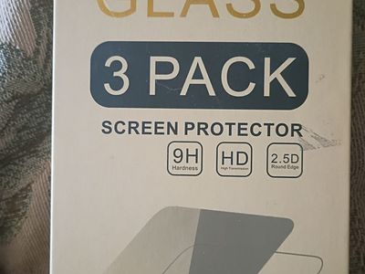 Mr. Shield Tempered Glass Screen Protector 3-Pack - 9H Hardness, HD Clear
