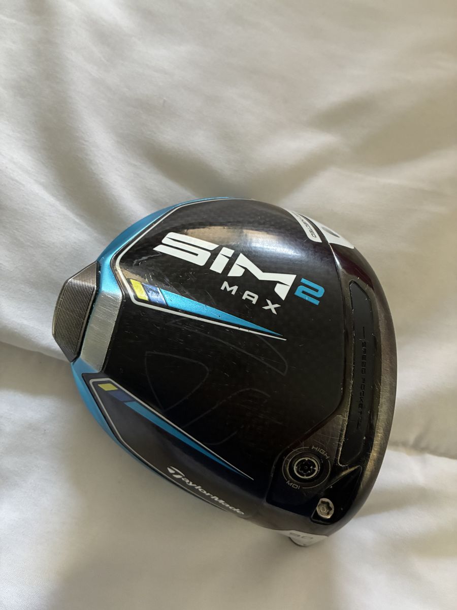 Taylormade SIM MAX 2 9.0 Driver HEAD ONLY with head cover