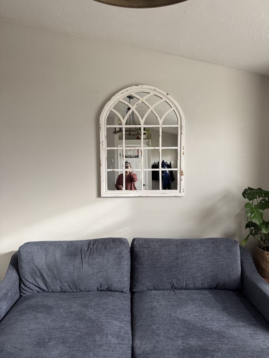 Large Arched Cathedral Style Mirror