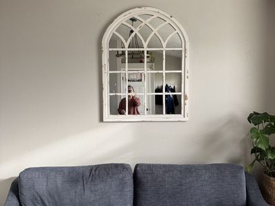 Large Arched Cathedral Style Mirror