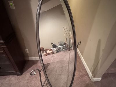Z Gallerie Oval Standing Mirror