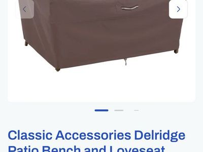 Delridge Patio Bench and Loveseat Cover