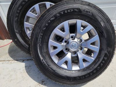 Firestone Destination 245/75R16 Tires on Toyota Tacoma Rims - Set of 2, Good Tread