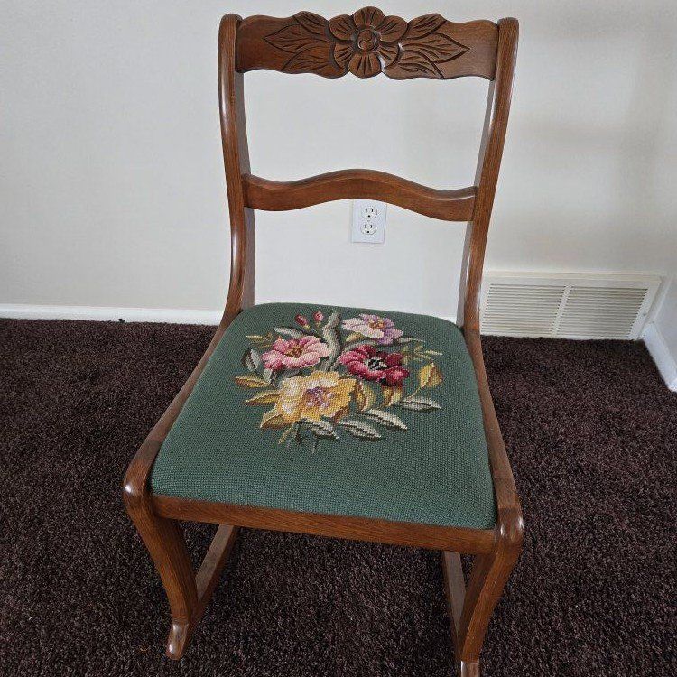 Antique Tell City Child's Rocking Chair