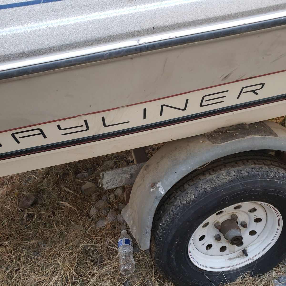 1987 Bayliner boat with trailer and motor