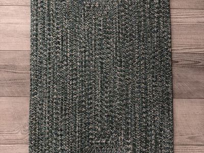 Safavieh Braided Teal/Green Indoor/Outdoor Accent Rug (2'3" x 4')