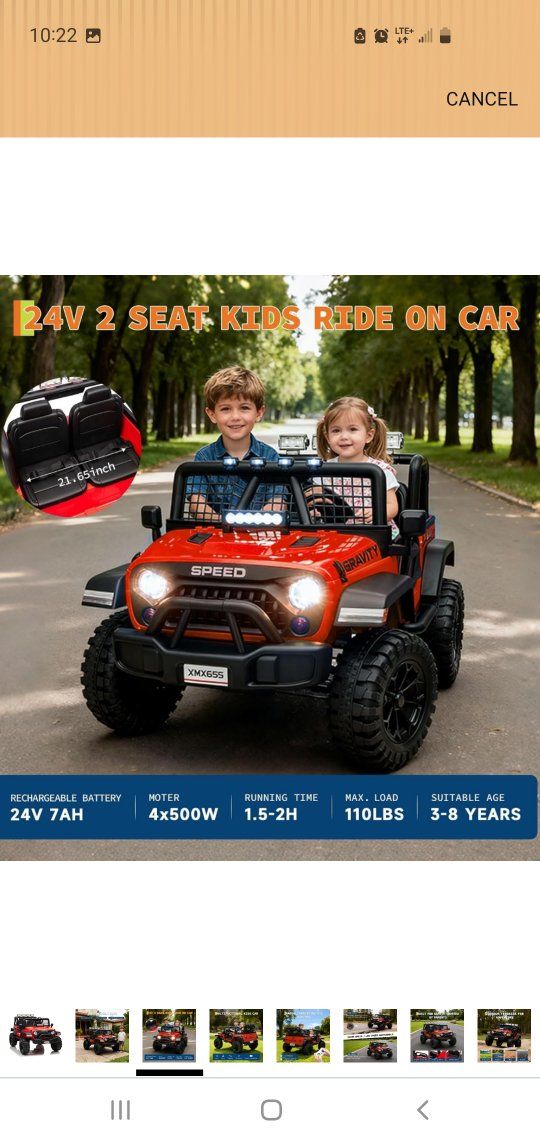 electric 24 v Ride on car for kids