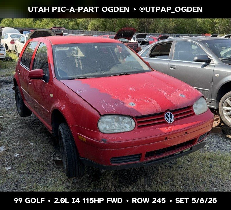 1999 Volkswagen Golf Mk4 Parts - UTPAP Ogden