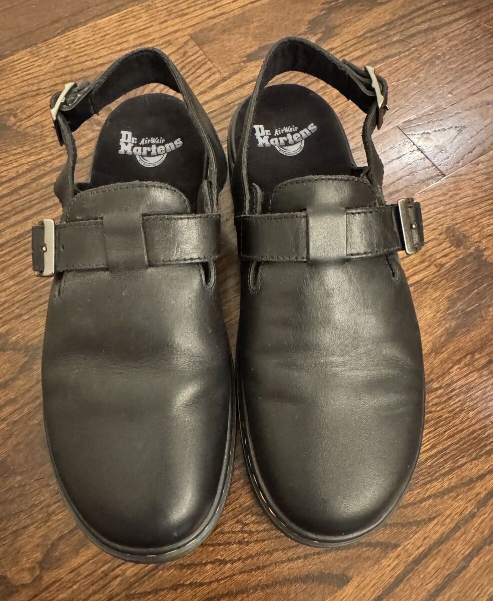 Dr Marten Jorge Leather Slingback Mules