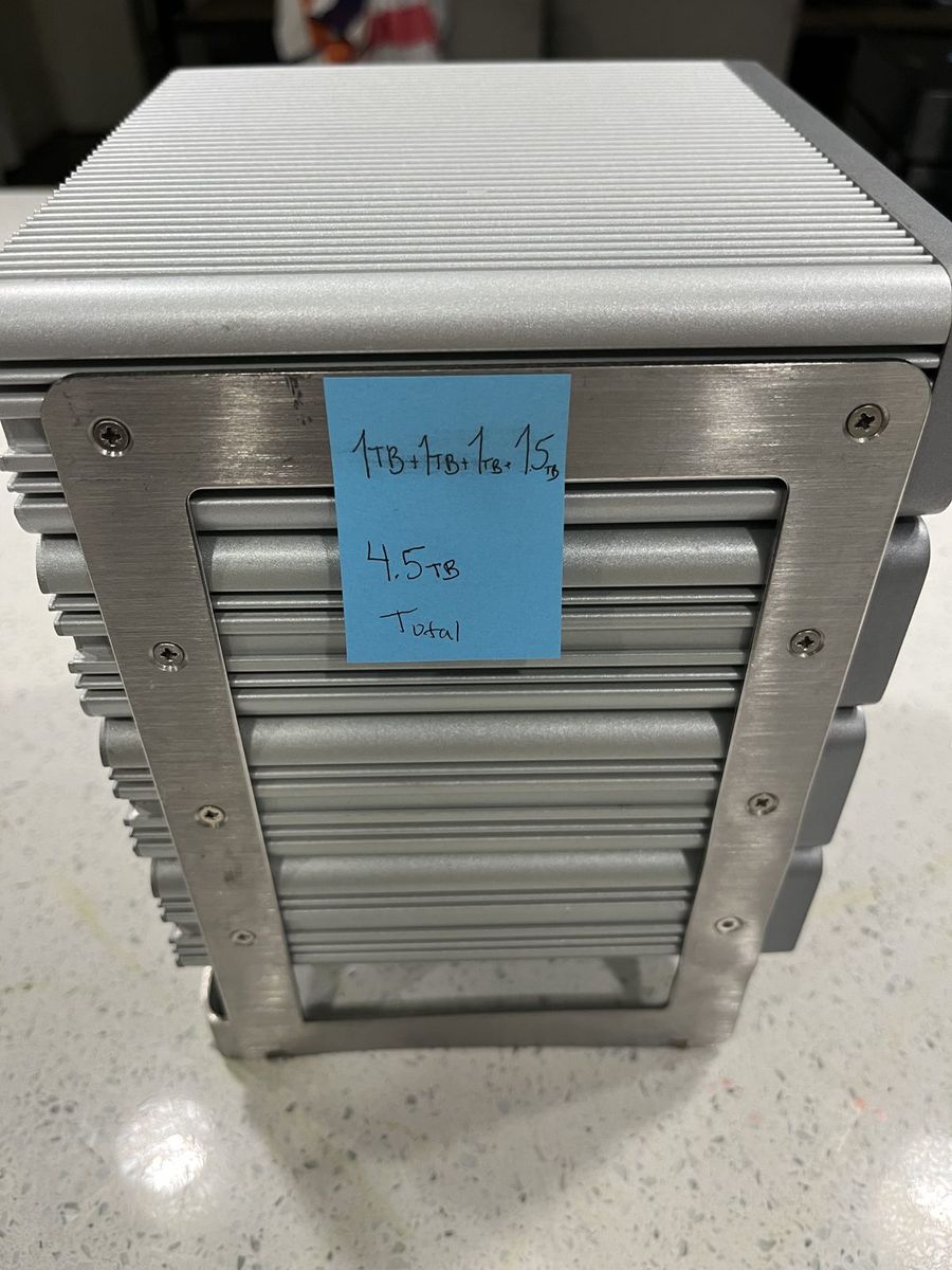 LaCie d2 Quadra Hard Drive Lot of 4, 4.5TB Total, FireWire 800 eSATA