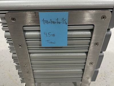 LaCie d2 Quadra Hard Drive Lot of 4, 4.5TB Total, FireWire 800 eSATA