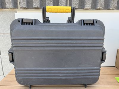 Plano Gun Guard Hard Case for Pistol Storage and Transportation - No Key - Missing Foam