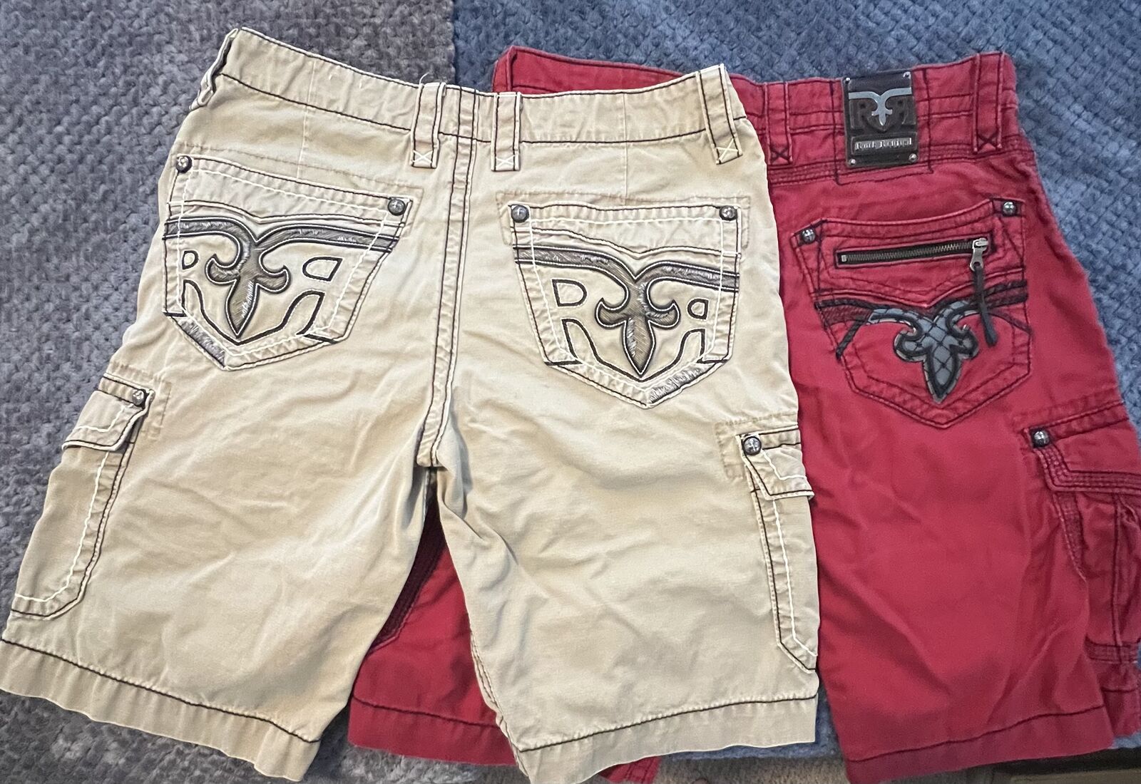 ROCK REVIVAL CLASSIC SHORTS SIZE 34 (NEW) 2PAIR orig 140/each