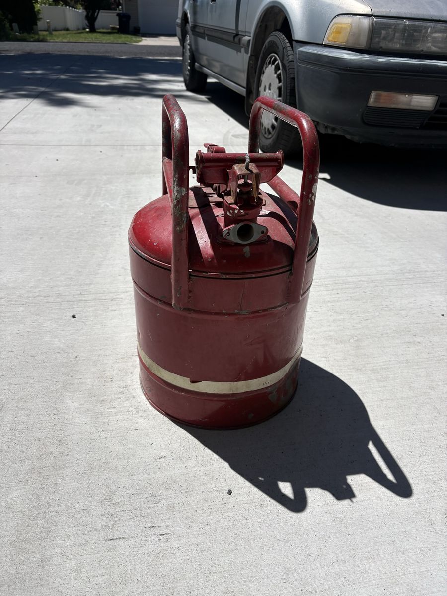 Vintage gas tank 1930s to 1950s