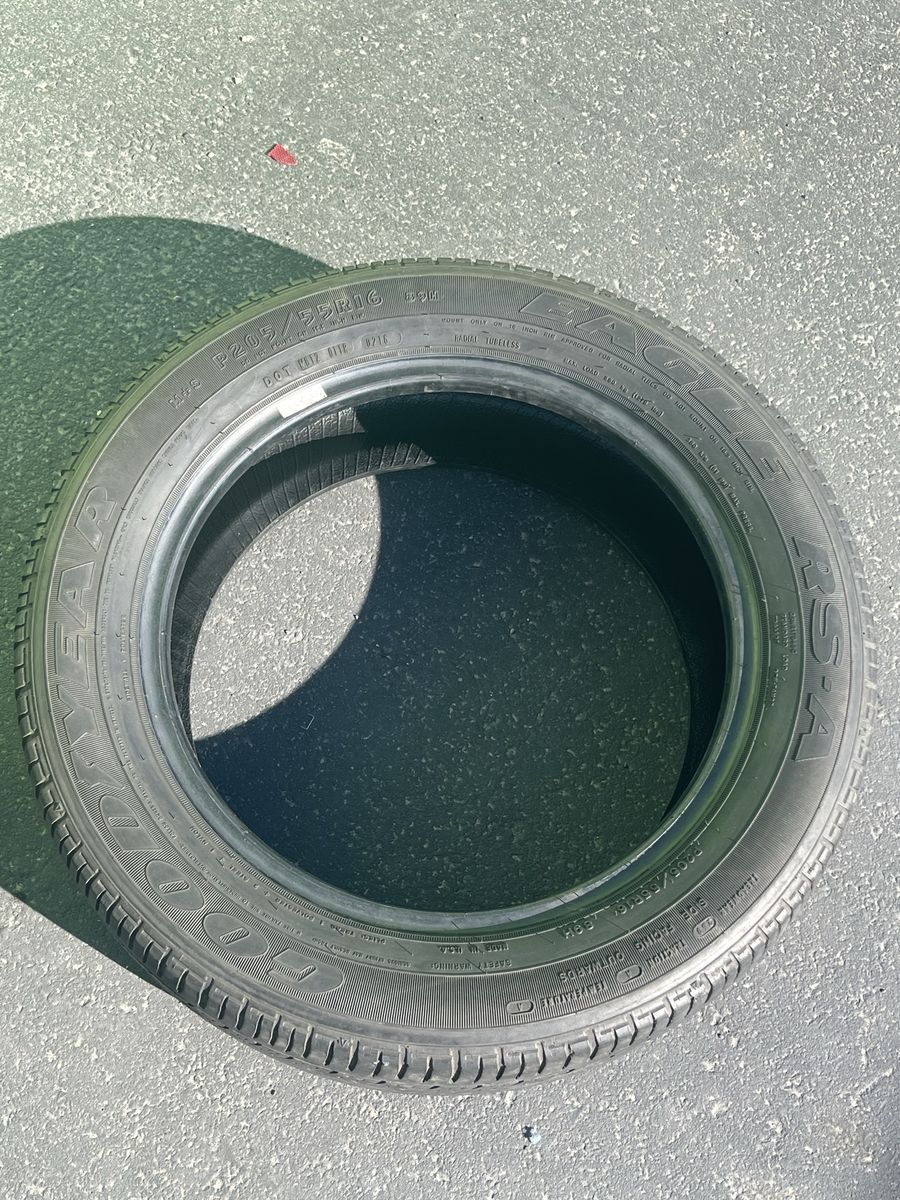 Goodyear Eagle LS-A P205/55R16 Tire & Sentury Touring 215/60R16 95H Tire - Set of 2