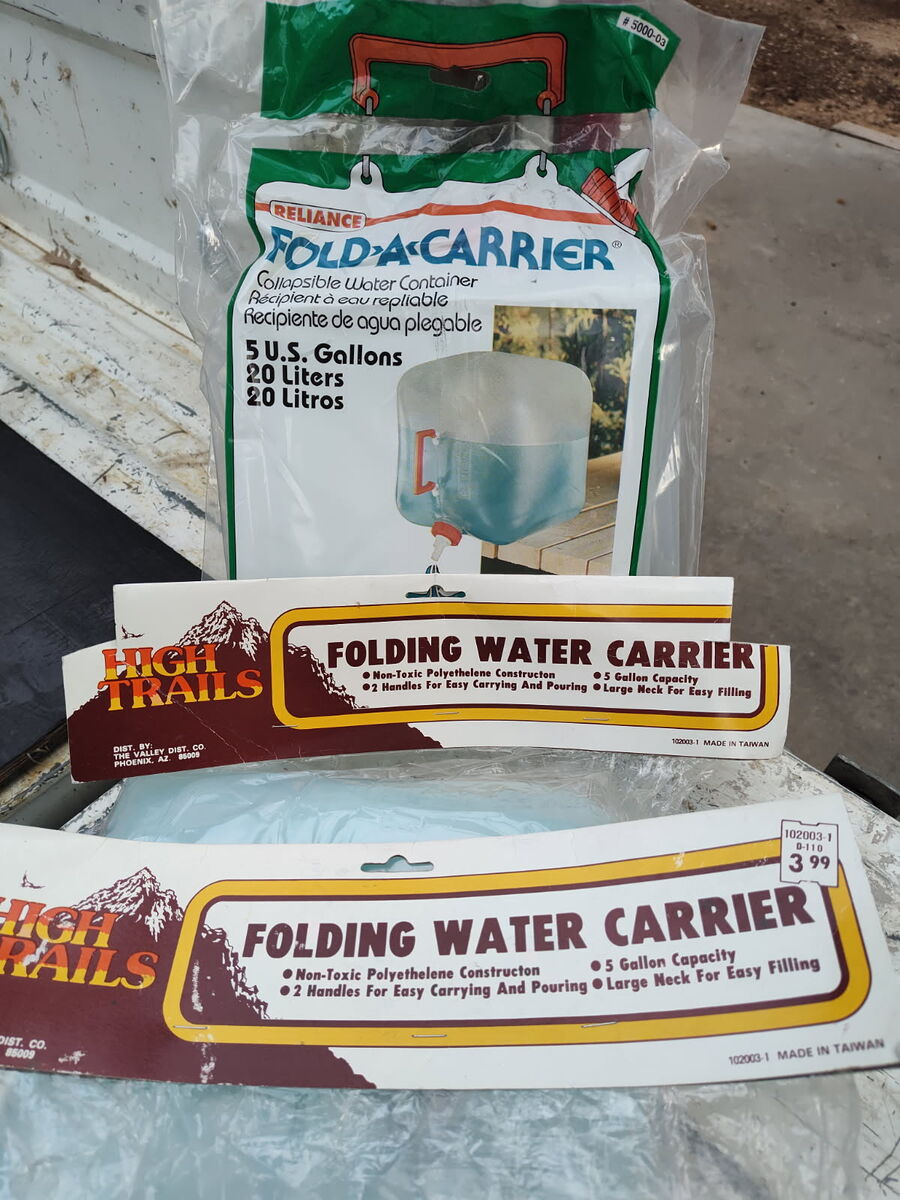 Collapsable Water Containers