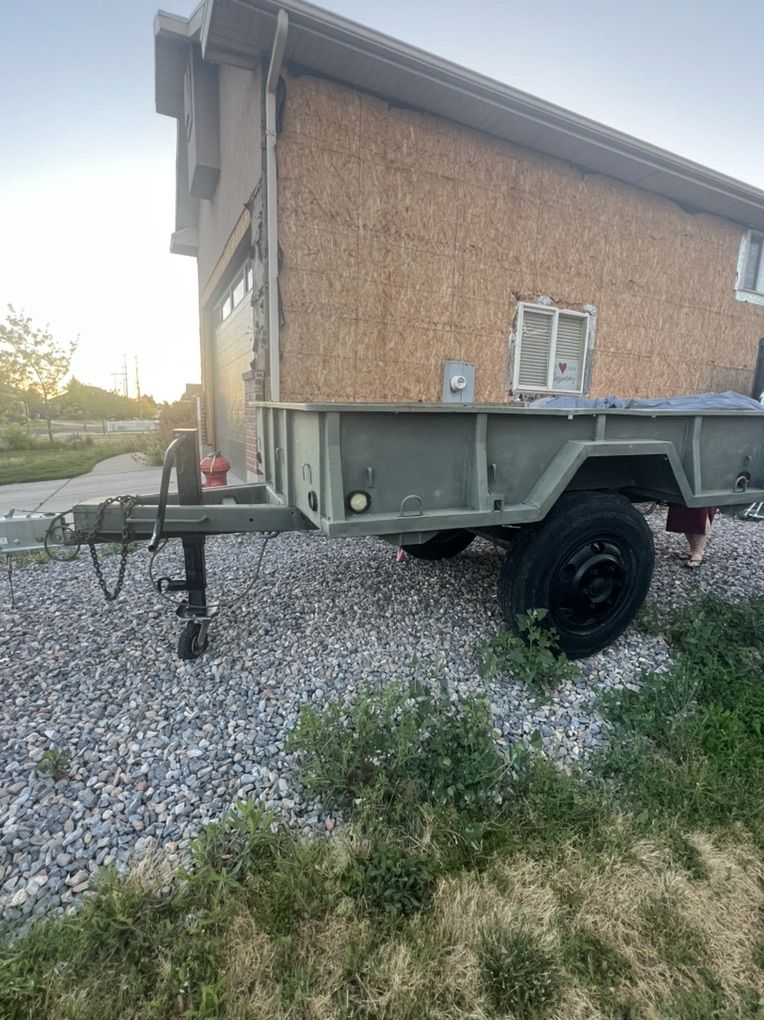 Heavy Weight Capacity Military Cargo Trailer