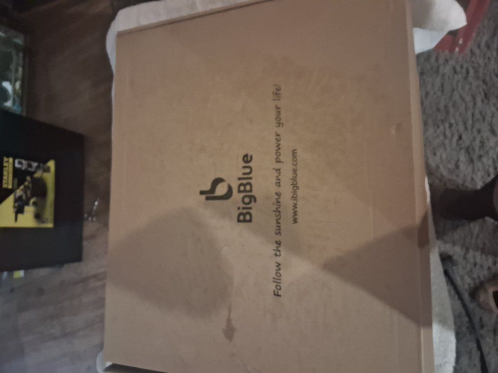 Big blue, 80 W solar charger.