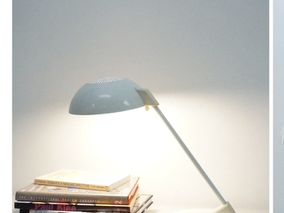 New in box vintage chrome desk lamp