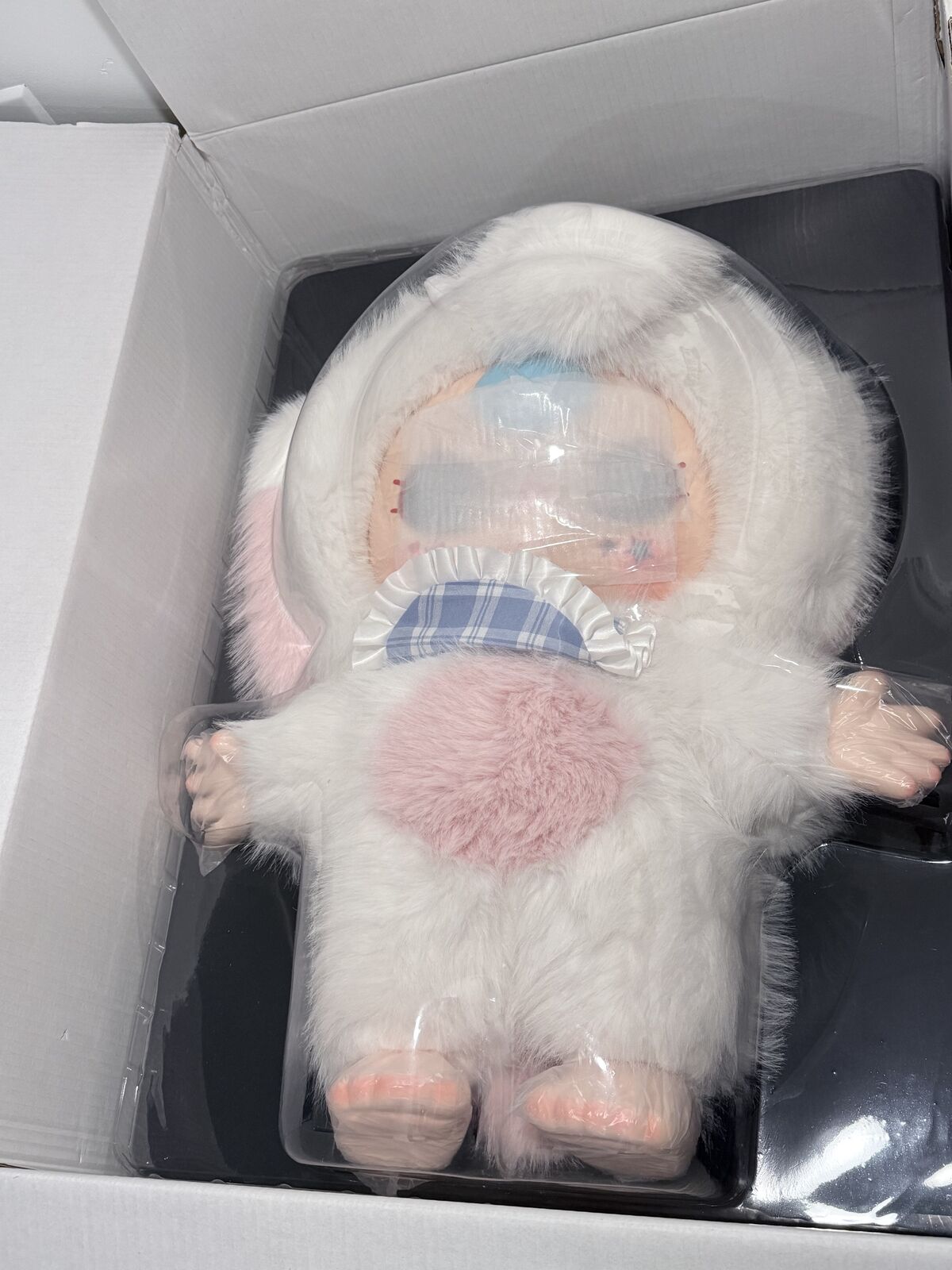 Baby Three 1000% V2 Giant Plush – White Elephant – New in Box (Cureplaneta) - labubu competition!