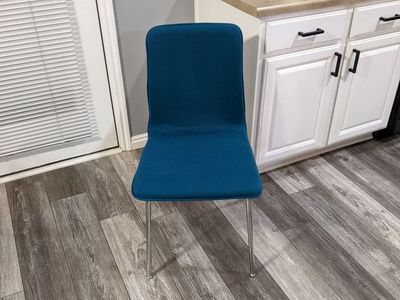 Blue Cushioned Chair