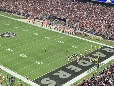 Las Vegas Raiders vs Arizona Cardinals - Row 1 Of Section!