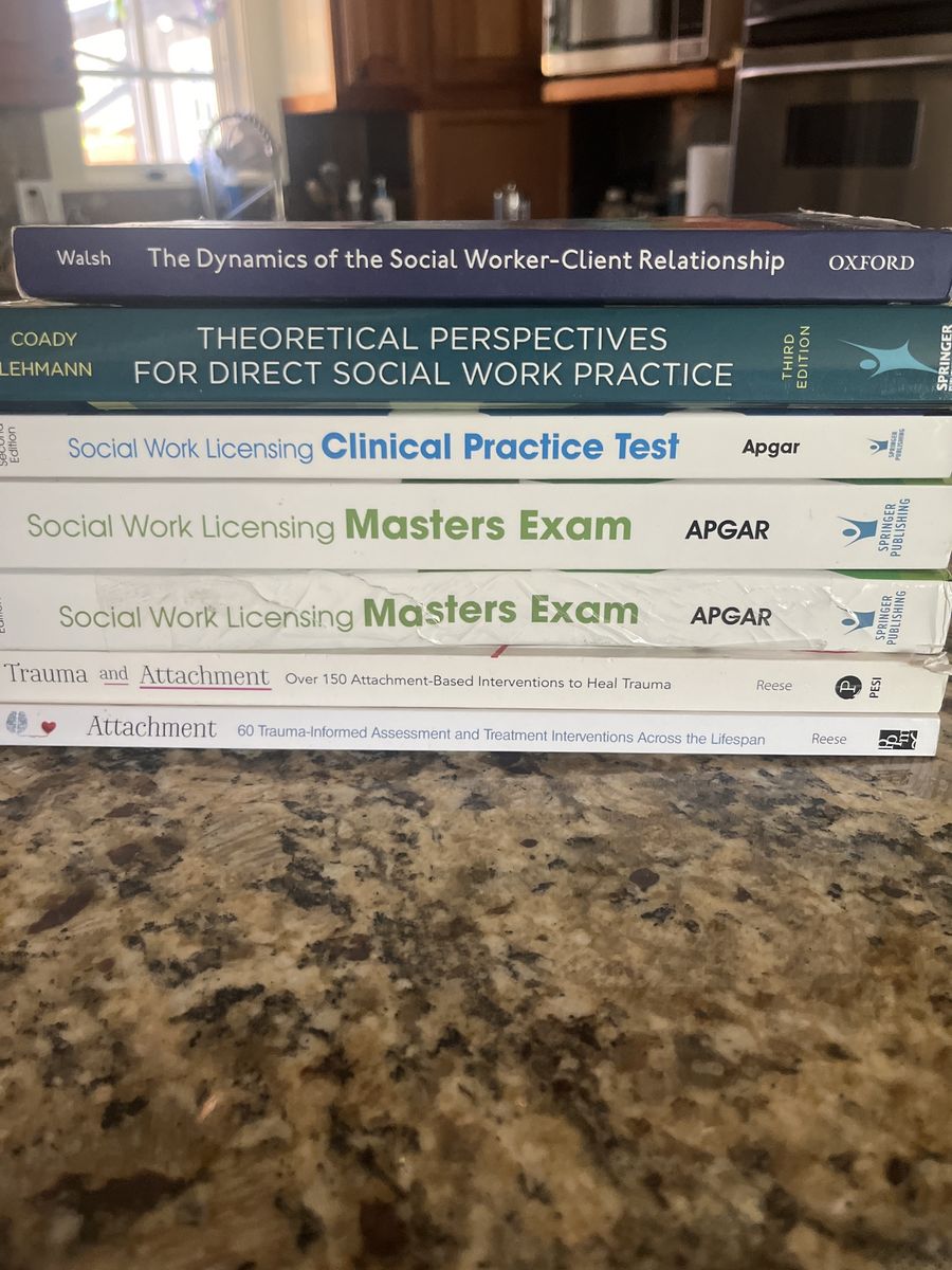Social Work & Therapy Textbooks: Clinical Practice, Masters Exam Prep, Trauma & Attachment